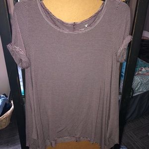 American Eagle stripped shirt